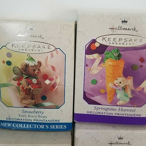 Hallmark Easter Ornaments Lot Of 17 within 14 Original Boxes Vintage - Picture 3 of 9